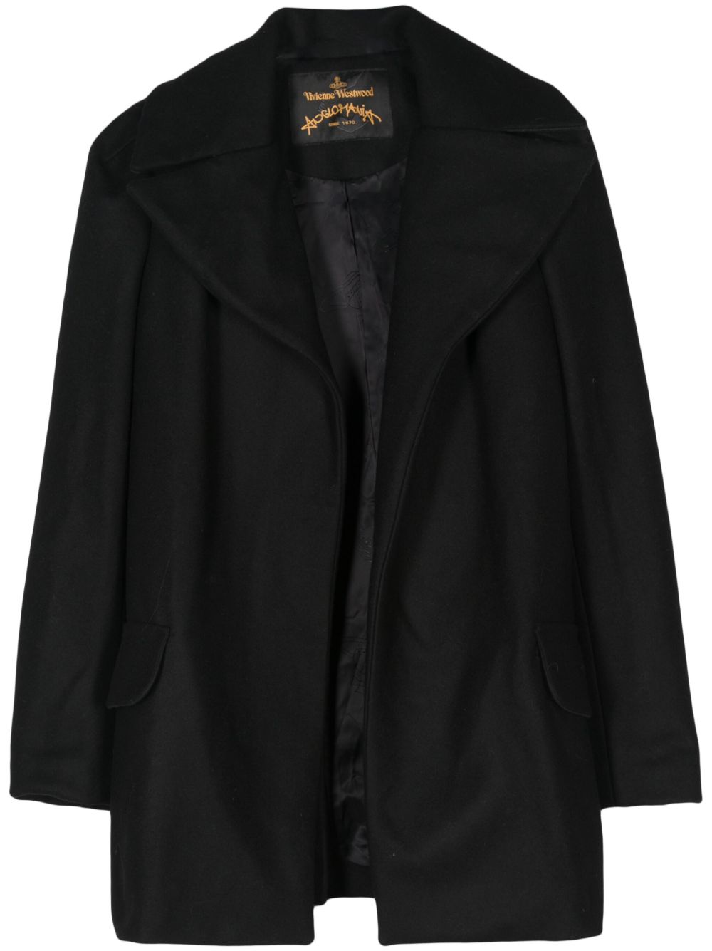 Vivienne Westwood Pre-Owned 羊毛外套（2017-2018年代典藏款） - 黑色