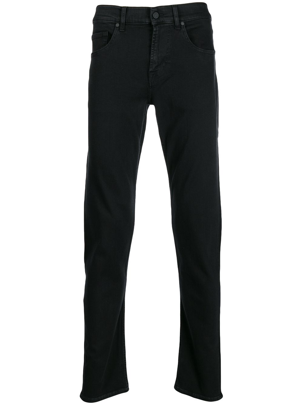 7 For All Mankind Slimmy锥形牛仔裤 - 黑色