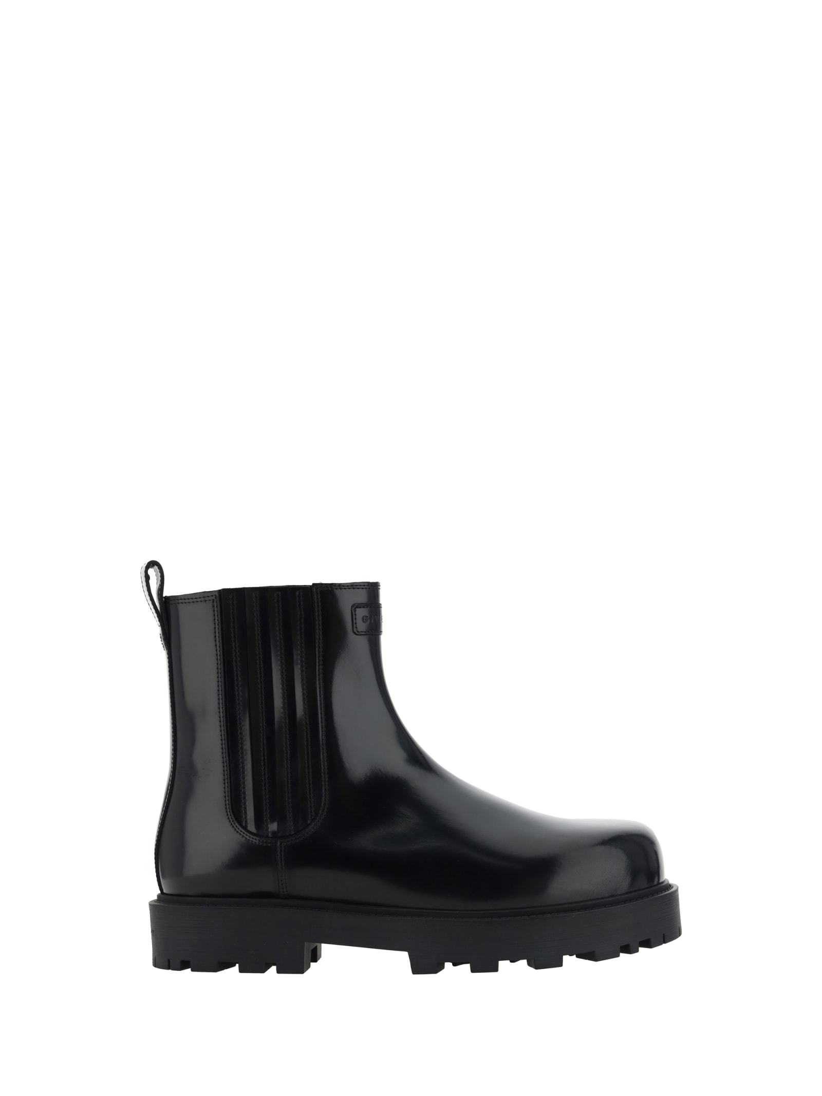 Givenchy Brushed Leather Chelsea Boots