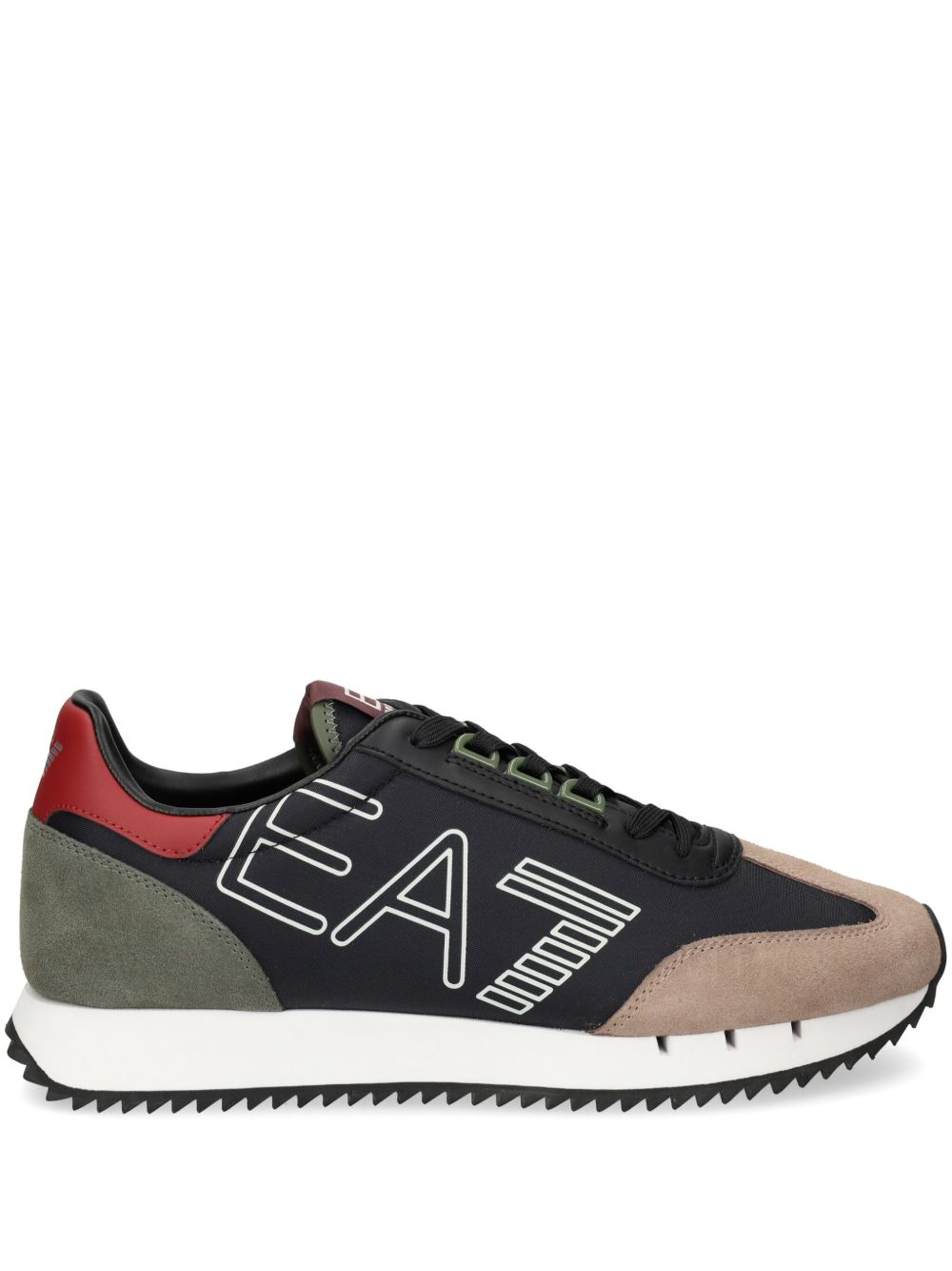 Ea7 Emporio Armani logo板鞋 - 黑色