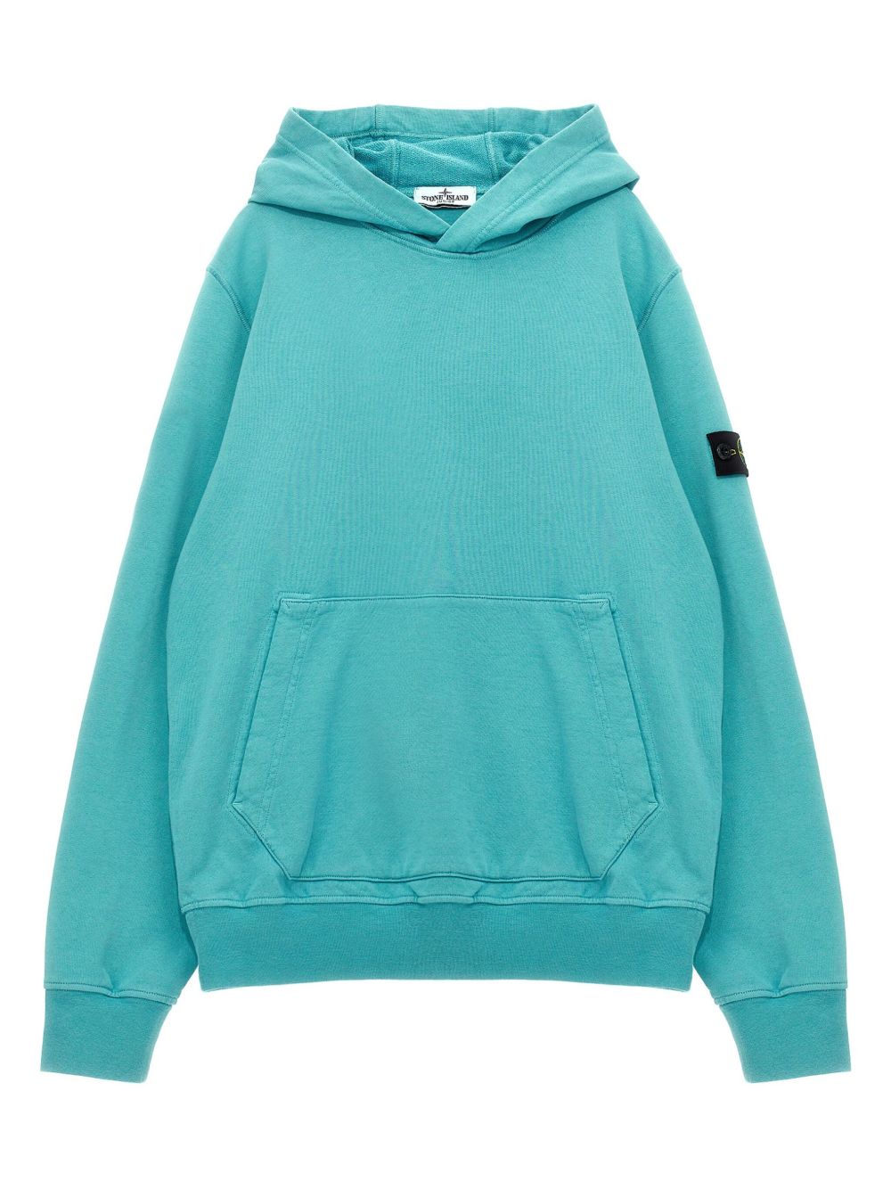 Stone Island Junior 罗盘徽章连帽衫 - 蓝色