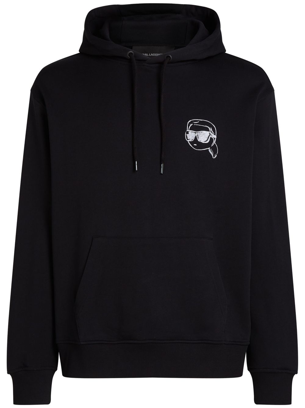 Karl Lagerfeld Ikon 连帽衫 - 黑色