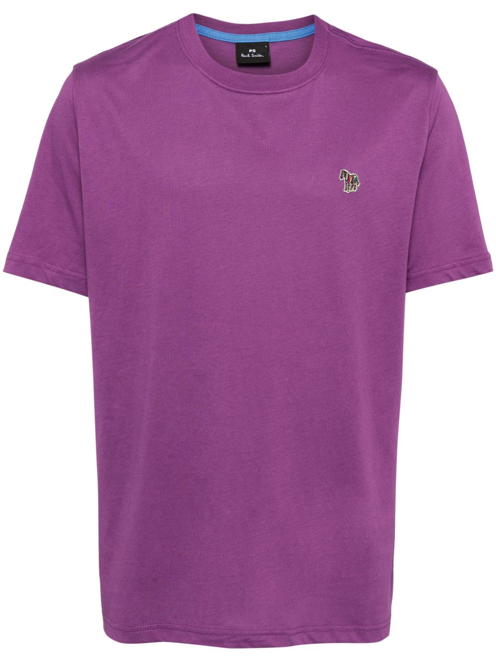 PS Paul Smith logo刺绣T恤 - 紫色