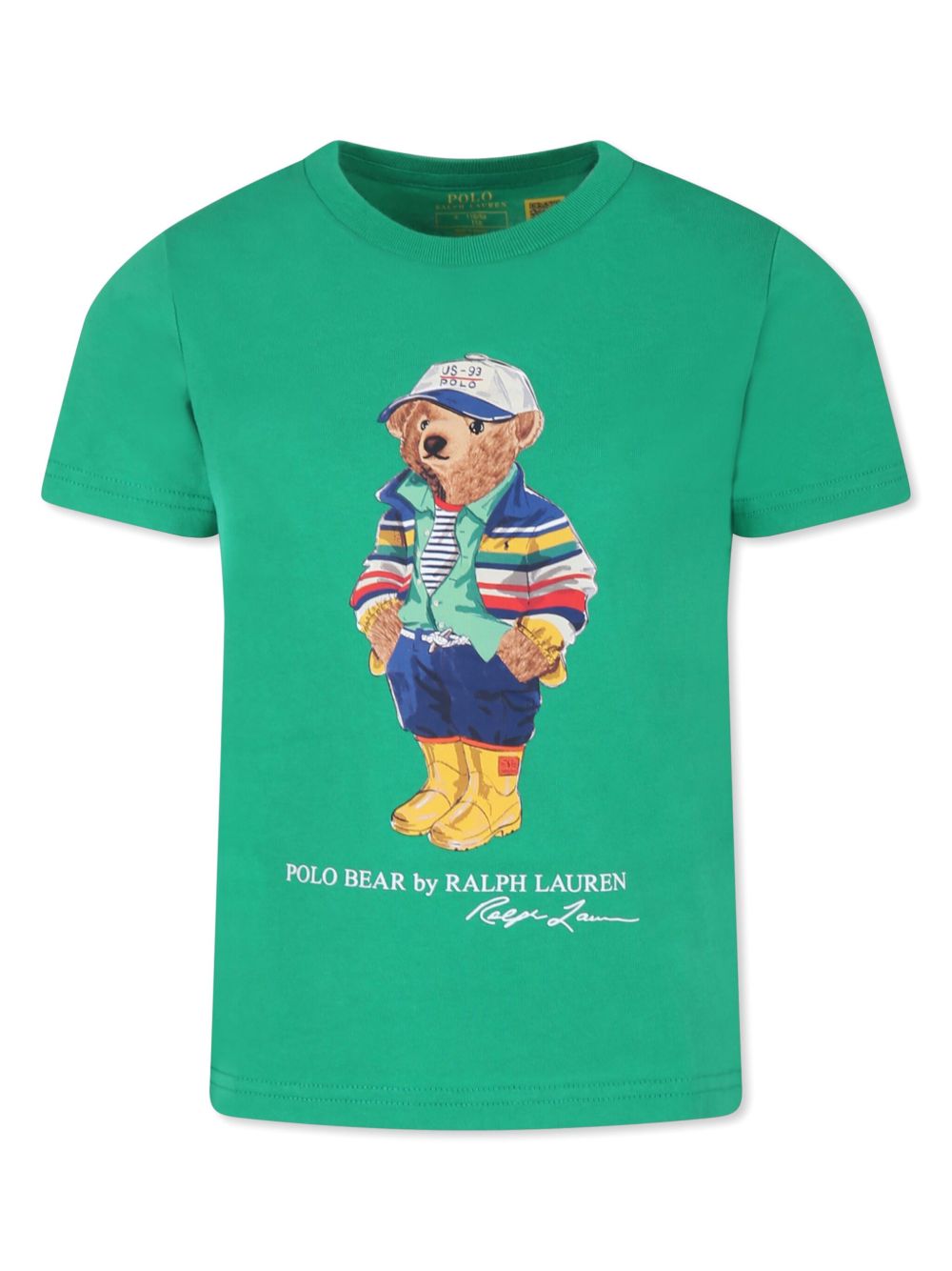 POLO RALPH LAUREN KIDS Polo Bear T恤 - 绿色