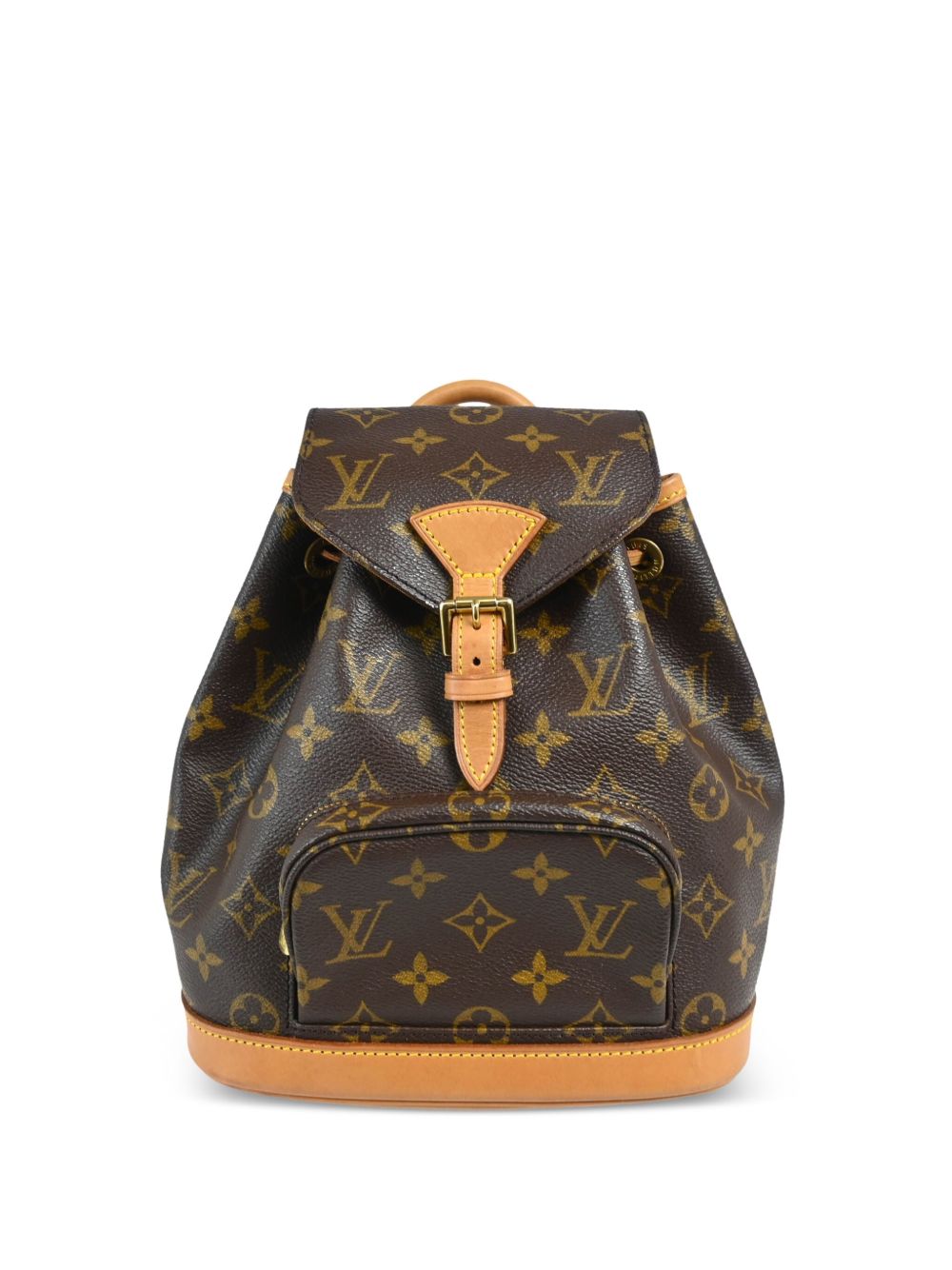 Louis Vuitton Pre-Owned Montsouris 迷你双肩包（1997年典藏款） - 褐色