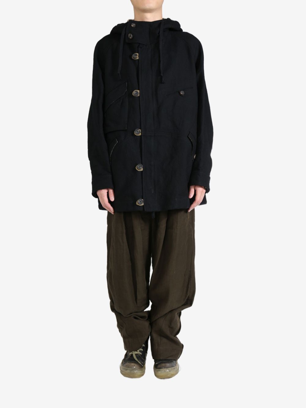 Ziggy Chen button-down jacket - 黑色