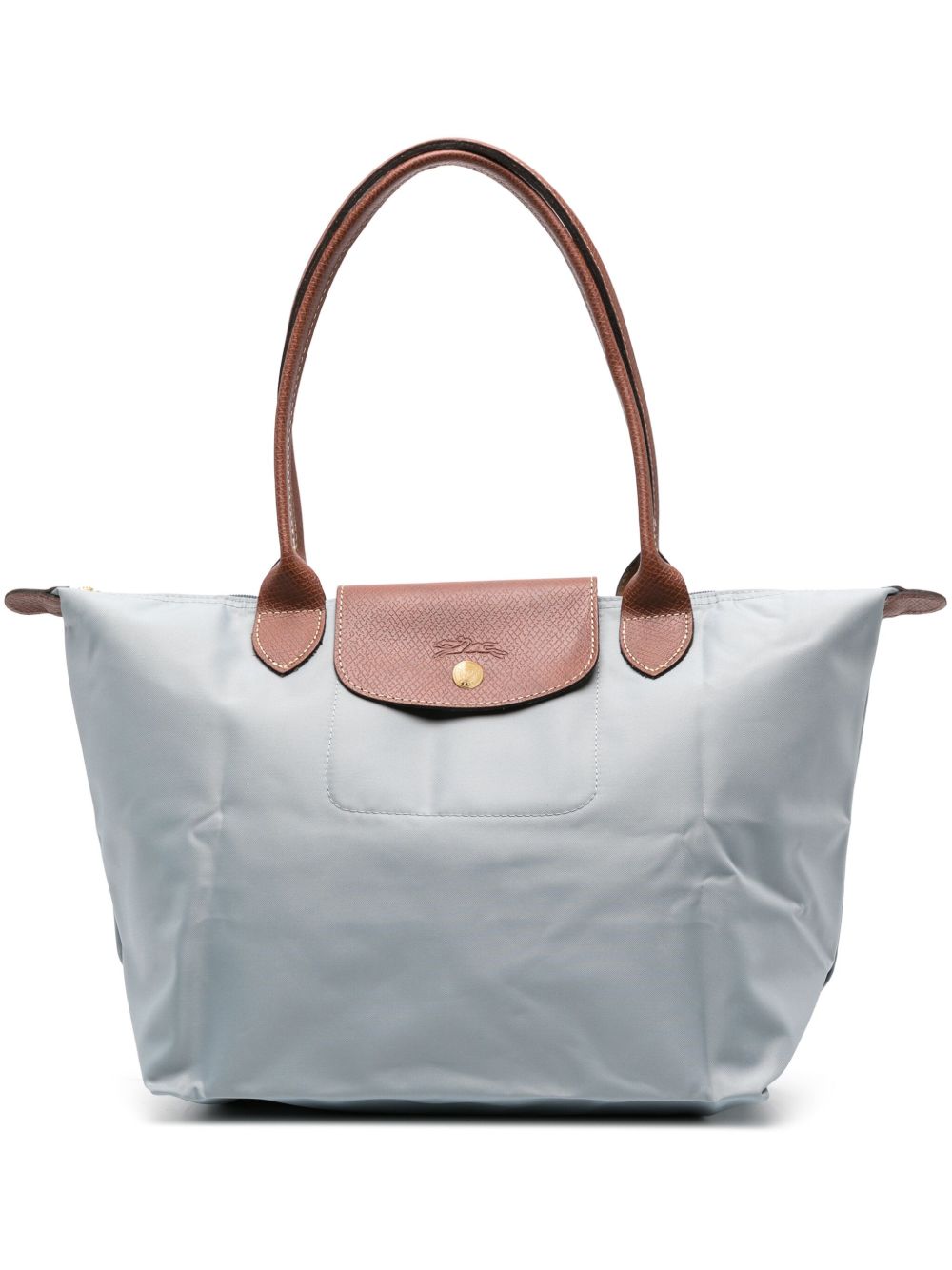 Longchamp Le Pliage 中号手提包 - 灰色