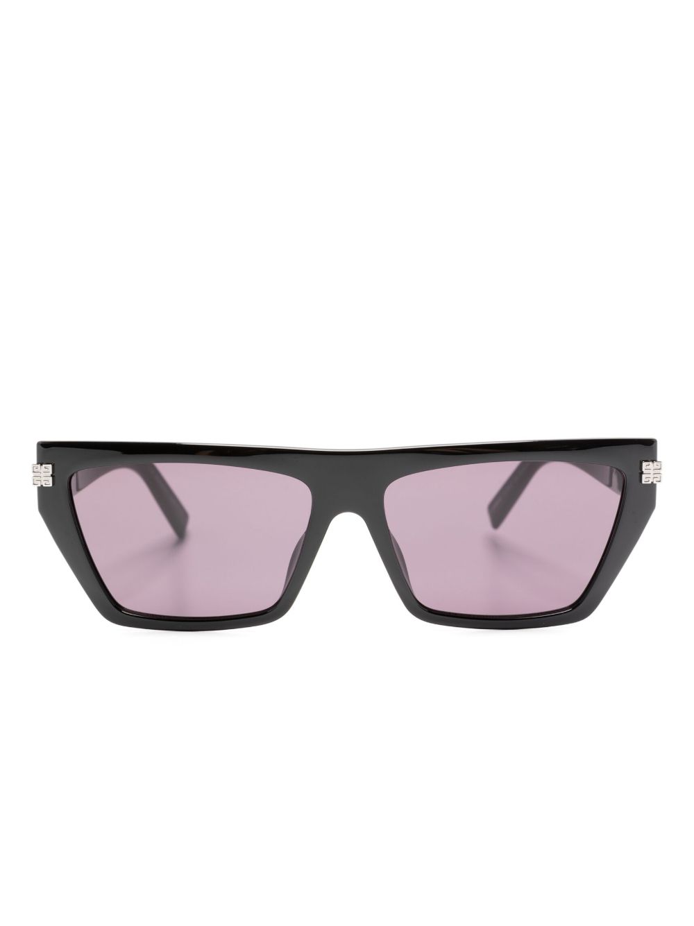 Givenchy Eyewear 4G logo镜脚太阳眼镜 - 黑色