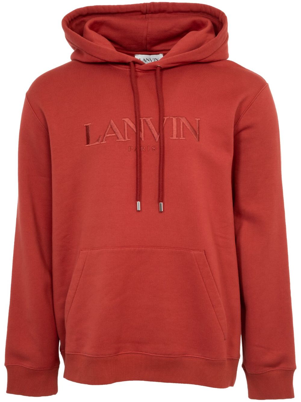 Lanvin 刺绣连帽衫 - 红色