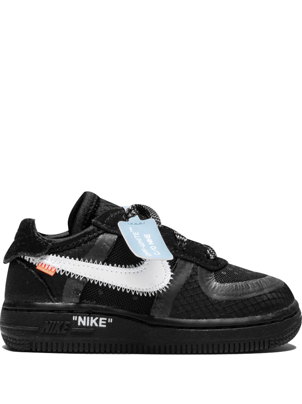 Nike Kids The 10 Nike Air Force 1运动鞋 - 黑色
