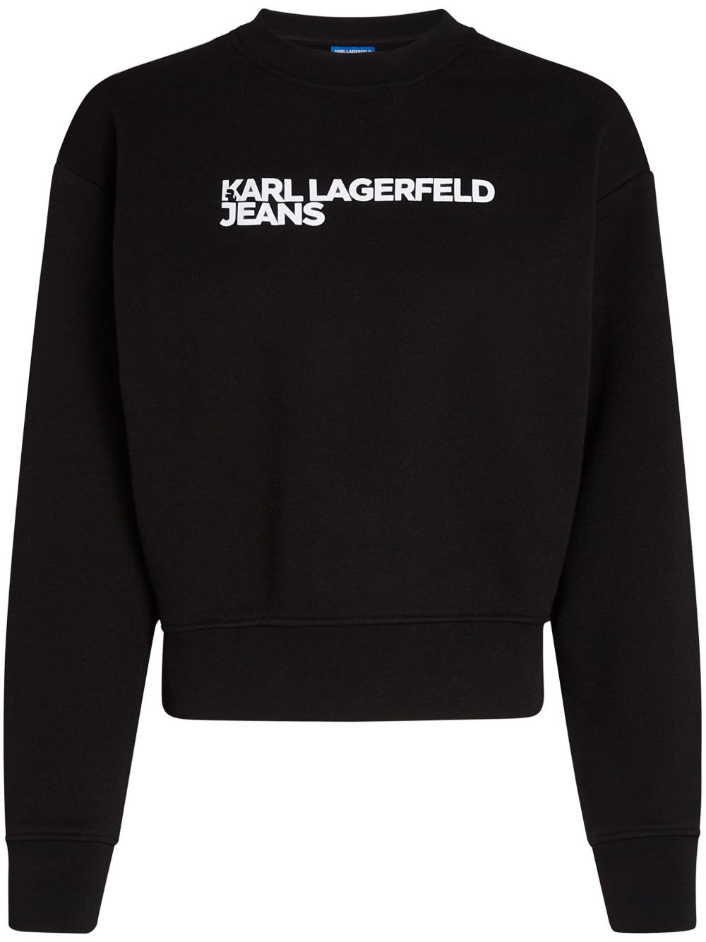 Karl Lagerfeld Jeans logo印花卫衣 - 黑色