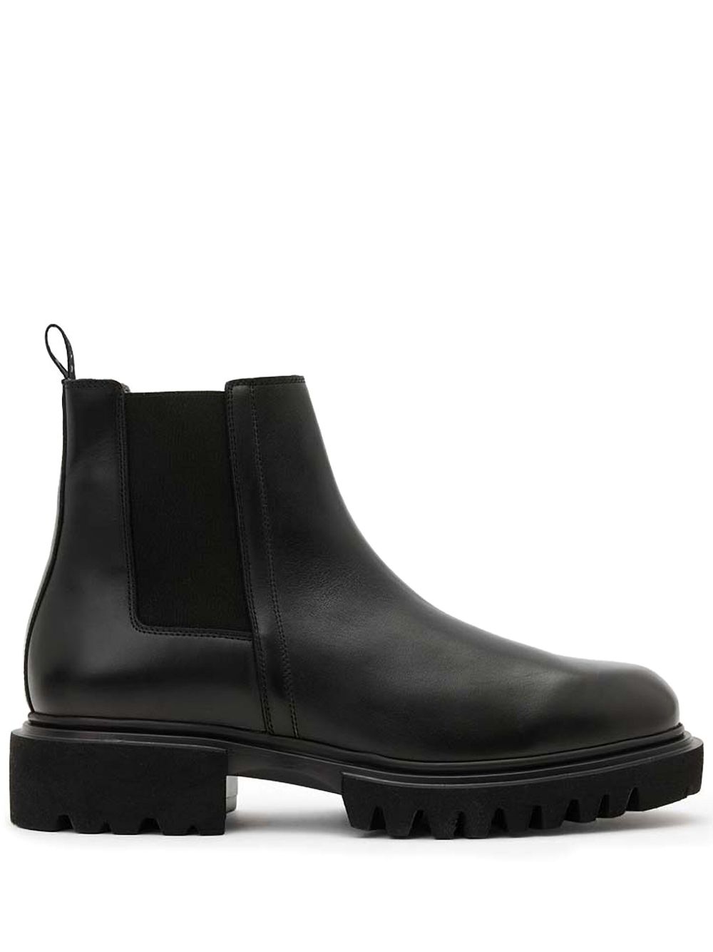 AllSaints Vince 皮靴 - 黑色