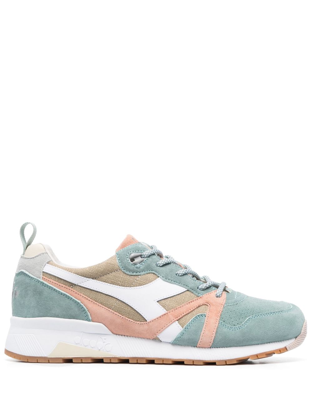 Diadora 拼接低帮运动鞋 - 蓝色
