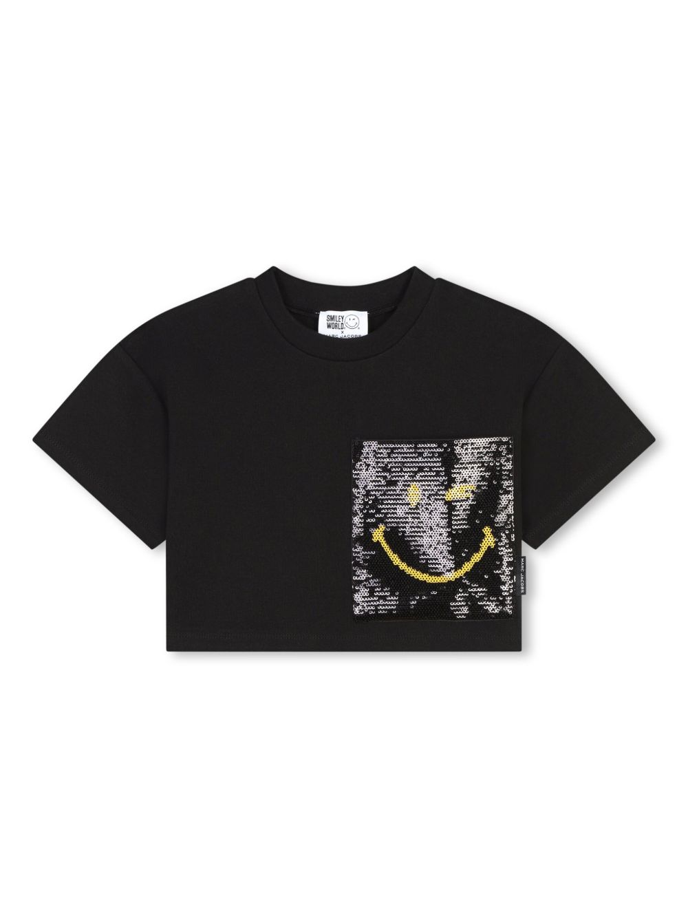 Marc Jacobs Kids 亮片缀饰T恤 - 黑色