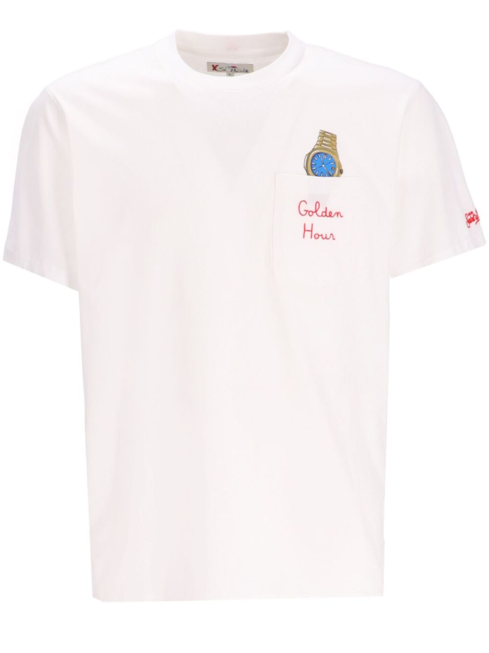 MC2 Saint Barth logo印花T恤 - 白色