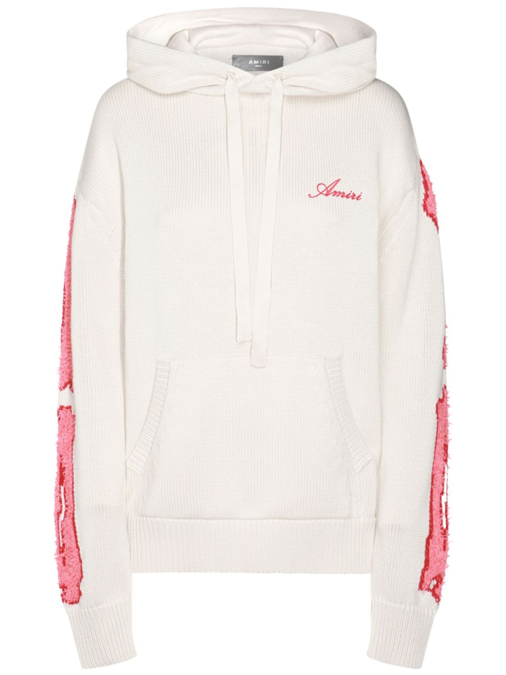 AMIRI logo刺绣连帽衫 - 中性色
