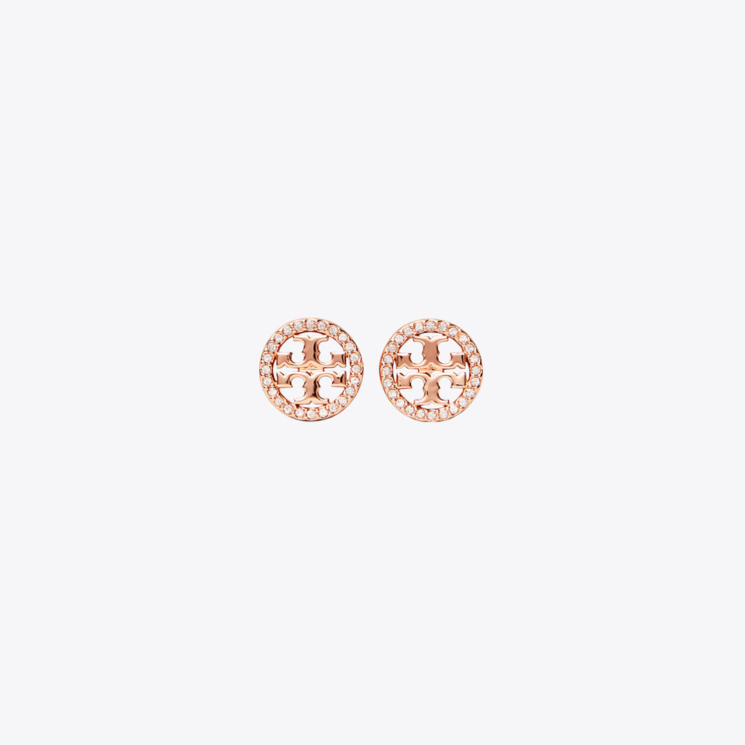 Tory Burch Miller Pavé Stud Earring