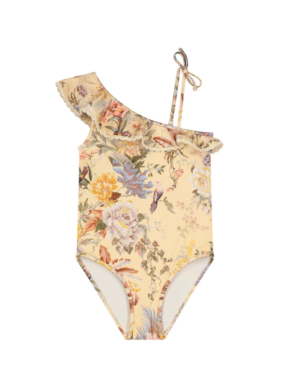 ZIMMERMANN Kids Tallow 连体泳衣 - 黄色