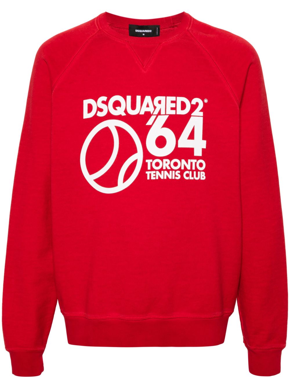 DSQUARED2 Toronto Tennis Club 棉卫衣 - 红色