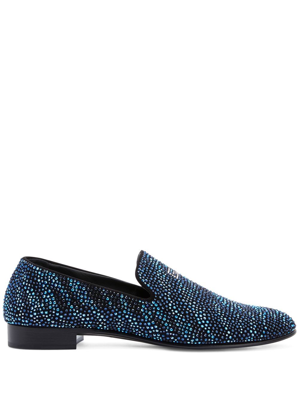 Giuseppe Zanotti Crystal Lewis 乐福鞋 - 黑色
