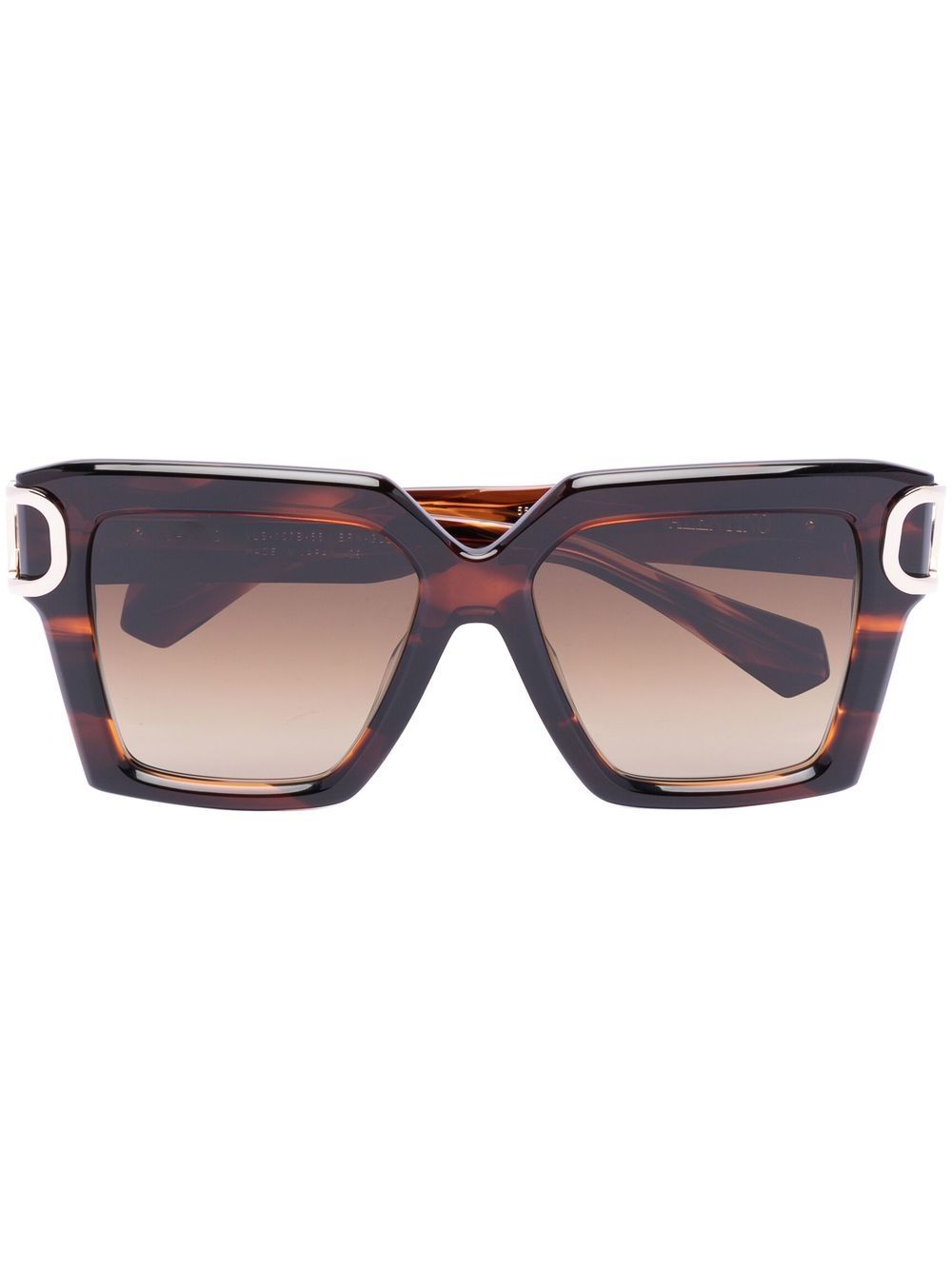 VALENTINO GARAVANI EYEWEAR VLogo Signature D形镜框太阳眼镜 - 褐色