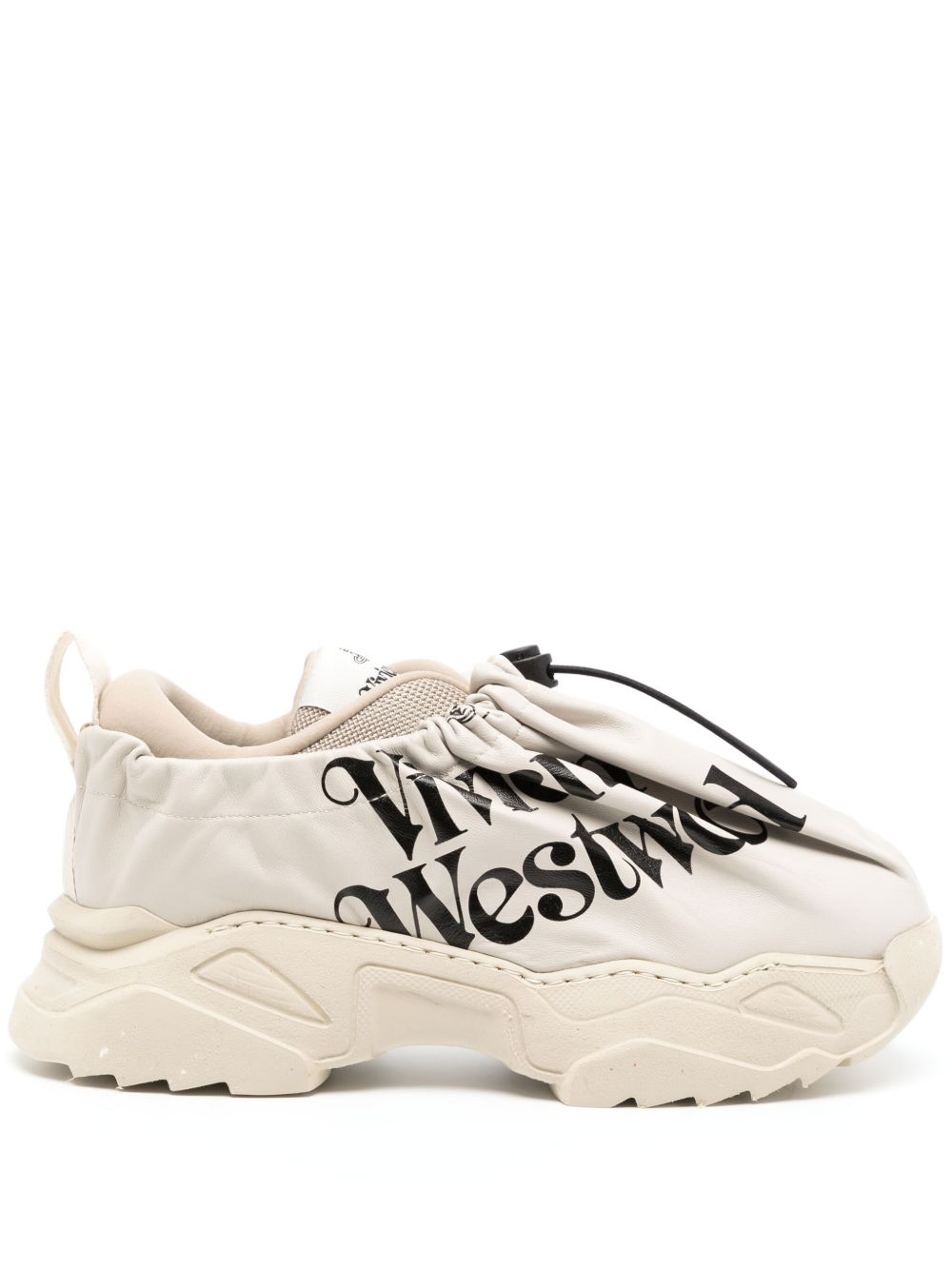 Vivienne Westwood logo印花分层式运动鞋 - 灰色