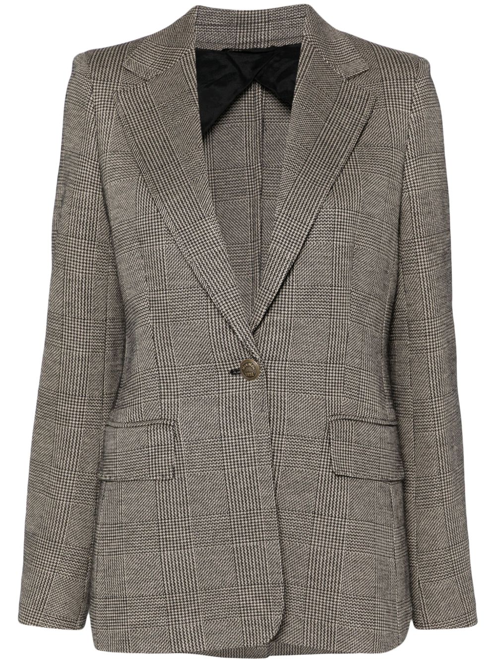 Max Mara Muschio 西装夹克 - 黑色