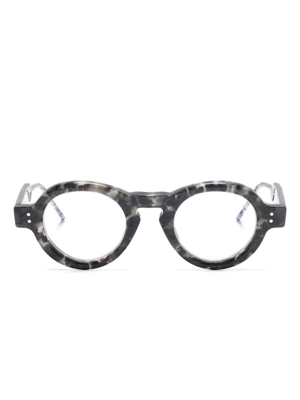 Thom Browne Eyewear 圆框眼镜 - 灰色