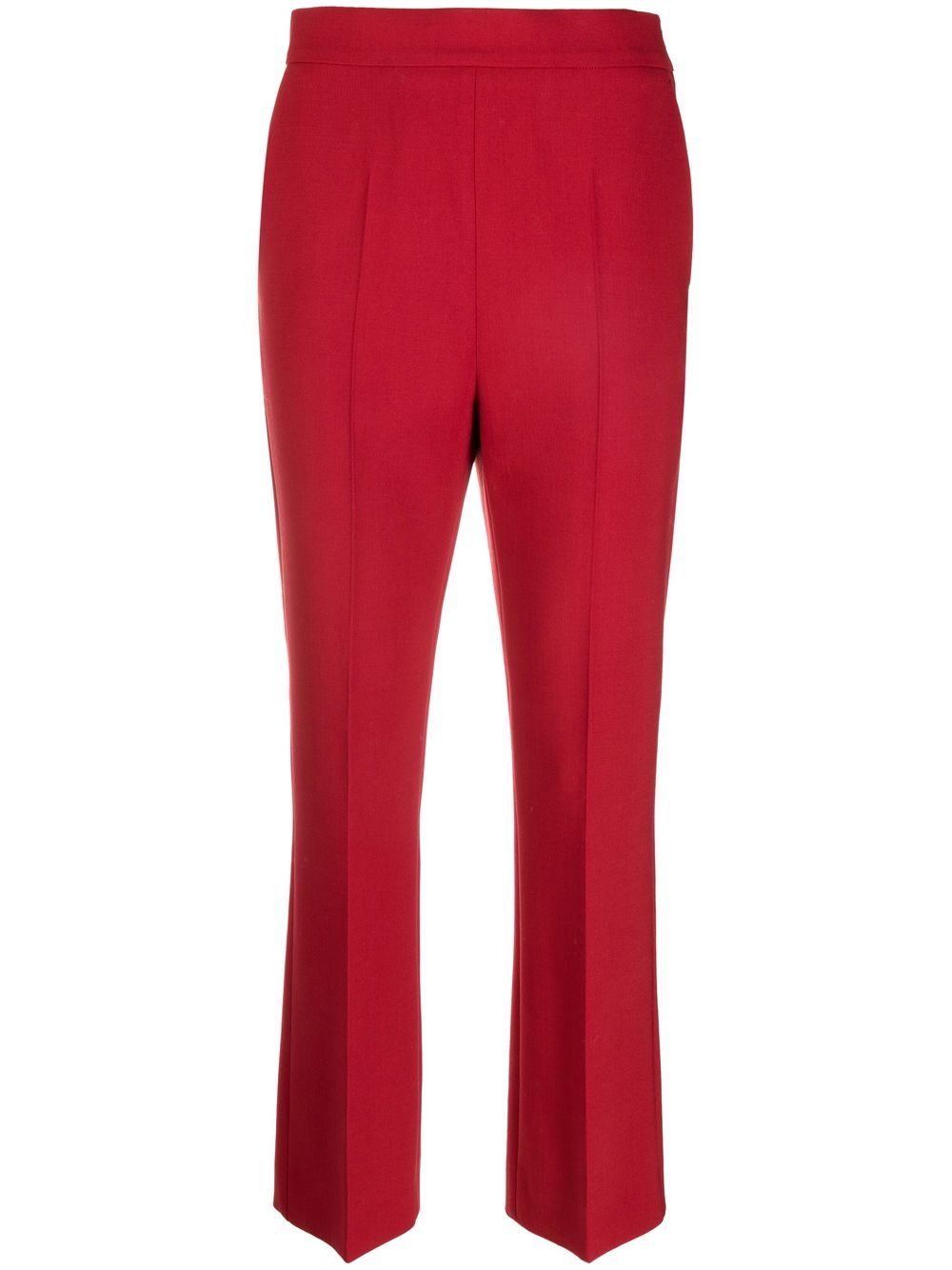 Max Mara 直筒露踝裤 - 红色