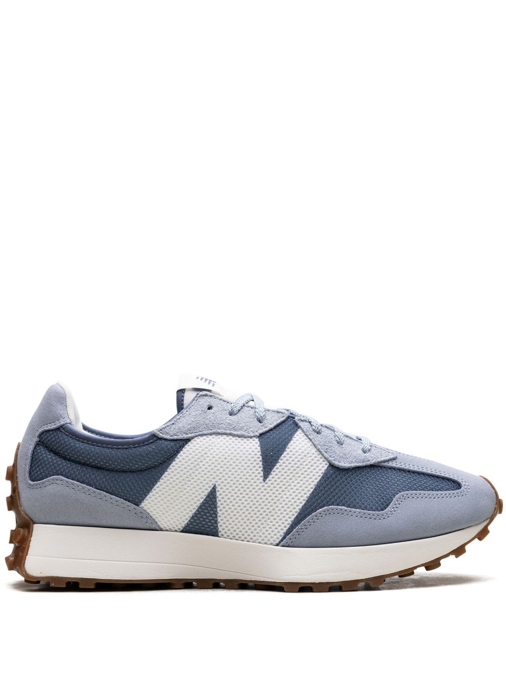 New Balance 327 绒面皮拼接运动鞋 - 蓝色
