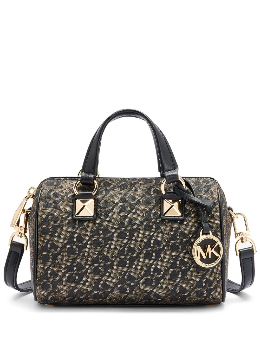 Michael Kors 经典logo斜挎包 - 黑色