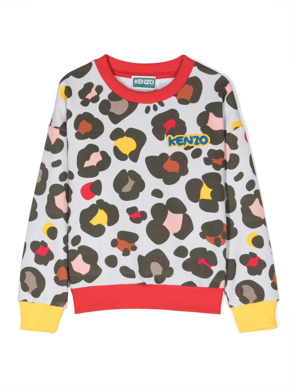 Kenzo Kids 动物纹卫衣 - 中性色