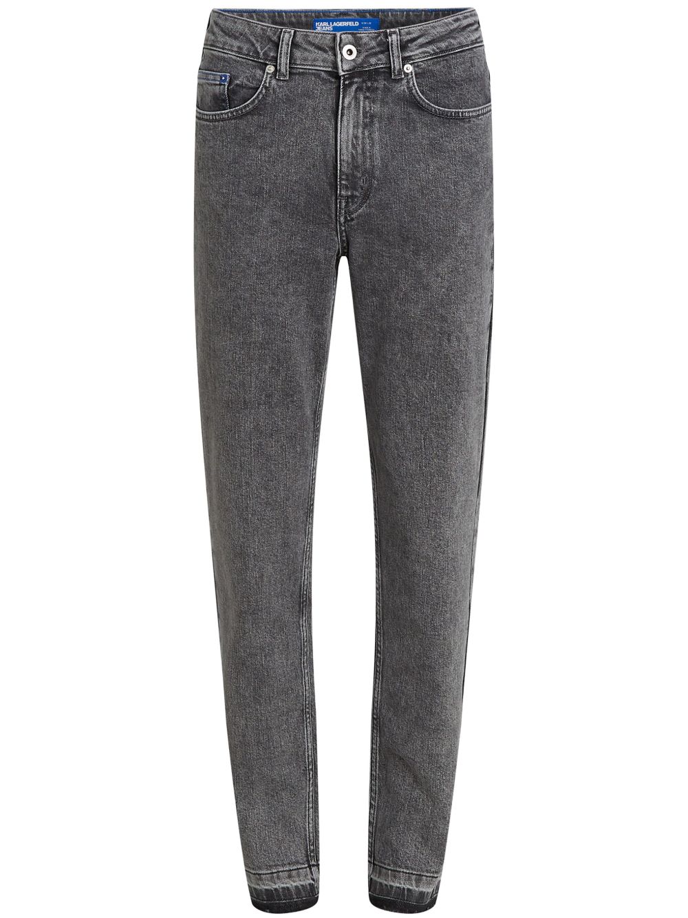 Karl Lagerfeld Jeans 经典妈妈牛仔裤 - 灰色