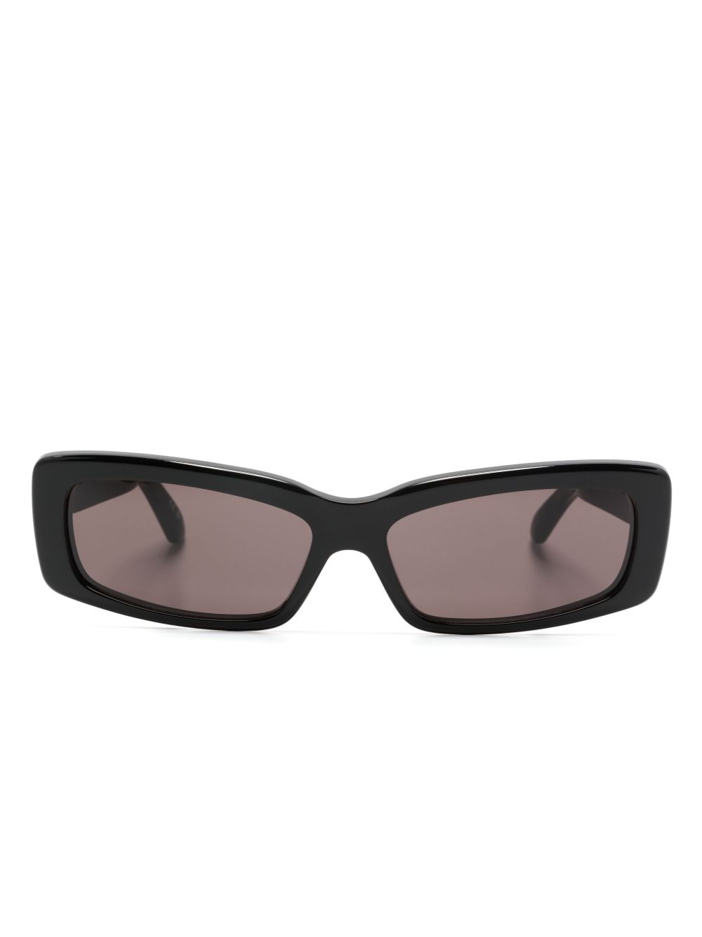 Balenciaga Eyewear 超大款长方形镜框太阳眼镜 - 黑色
