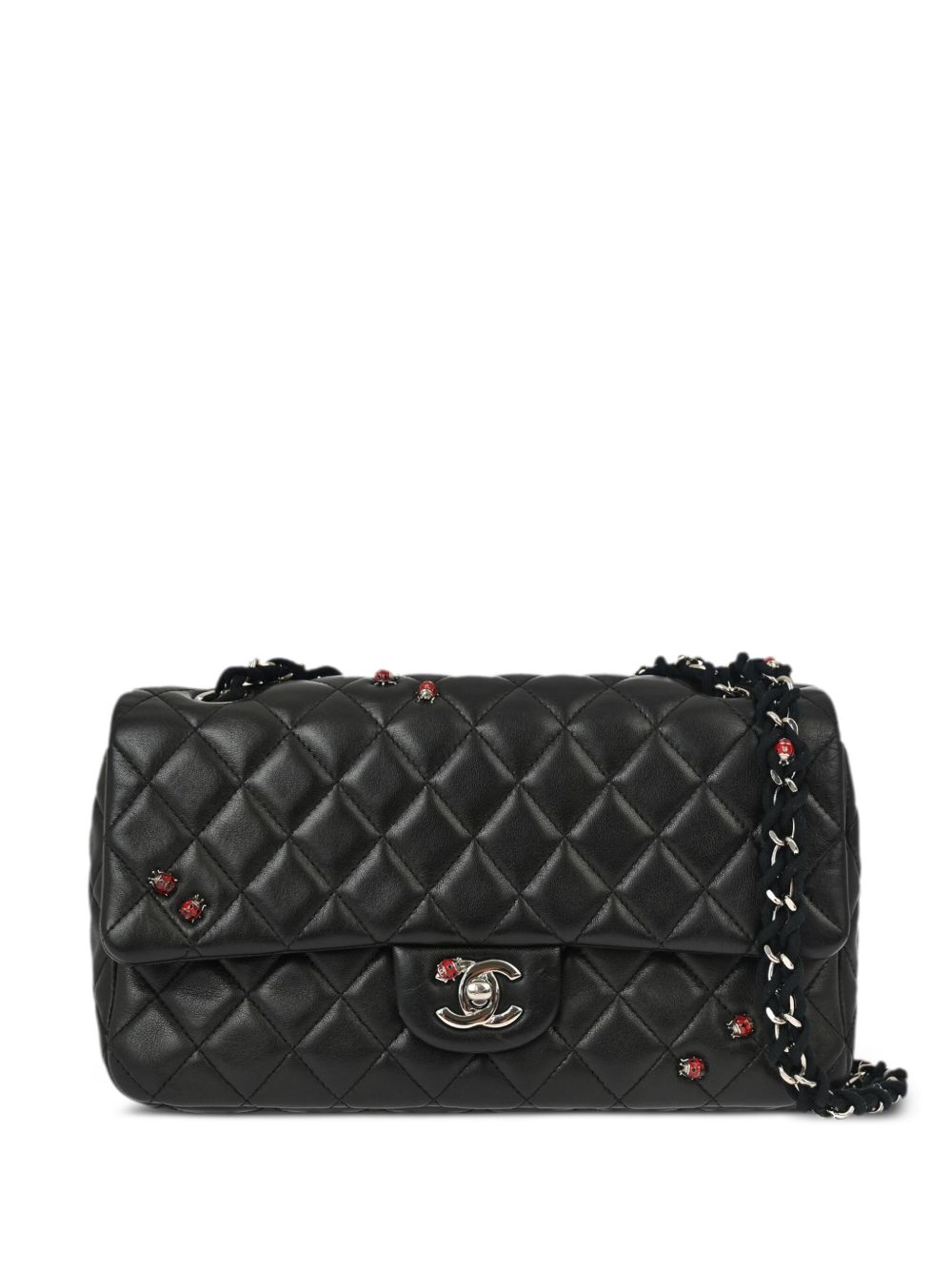 CHANEL Pre-Owned Ladybug Classic Flap 单肩包（2010年典藏款） - 黑色