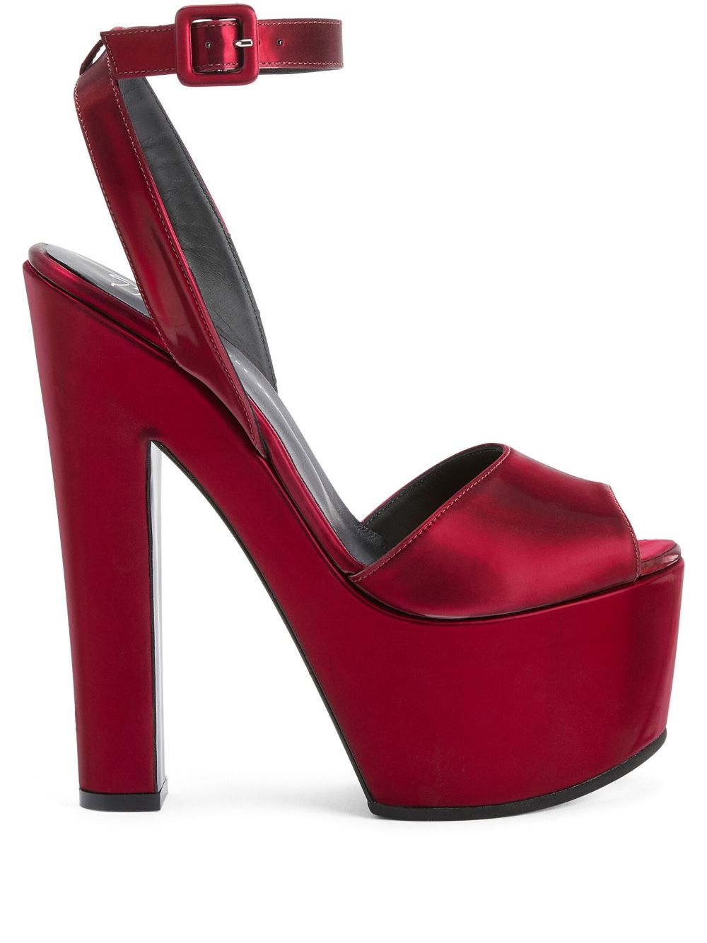 Giuseppe Zanotti Tarifa 水台式高跟凉鞋 - 红色