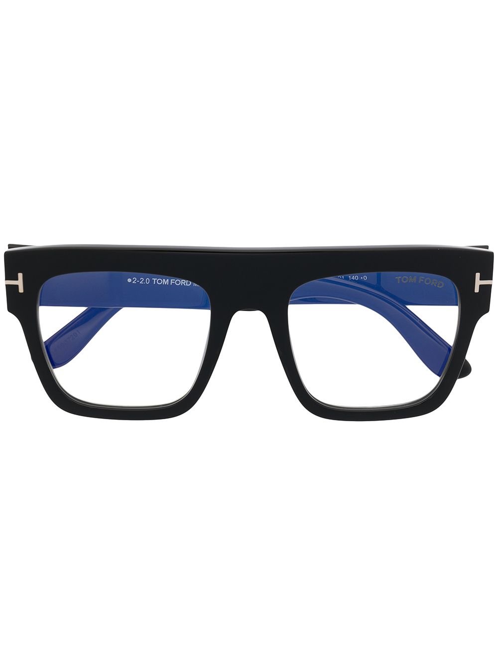 TOM FORD Eyewear 汤姆福特眼镜系列 透明镜片方框眼镜 - 黑色