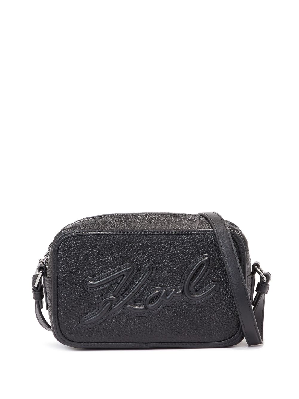 Karl Lagerfeld K/Skuare Grainy 相机包 - 黑色