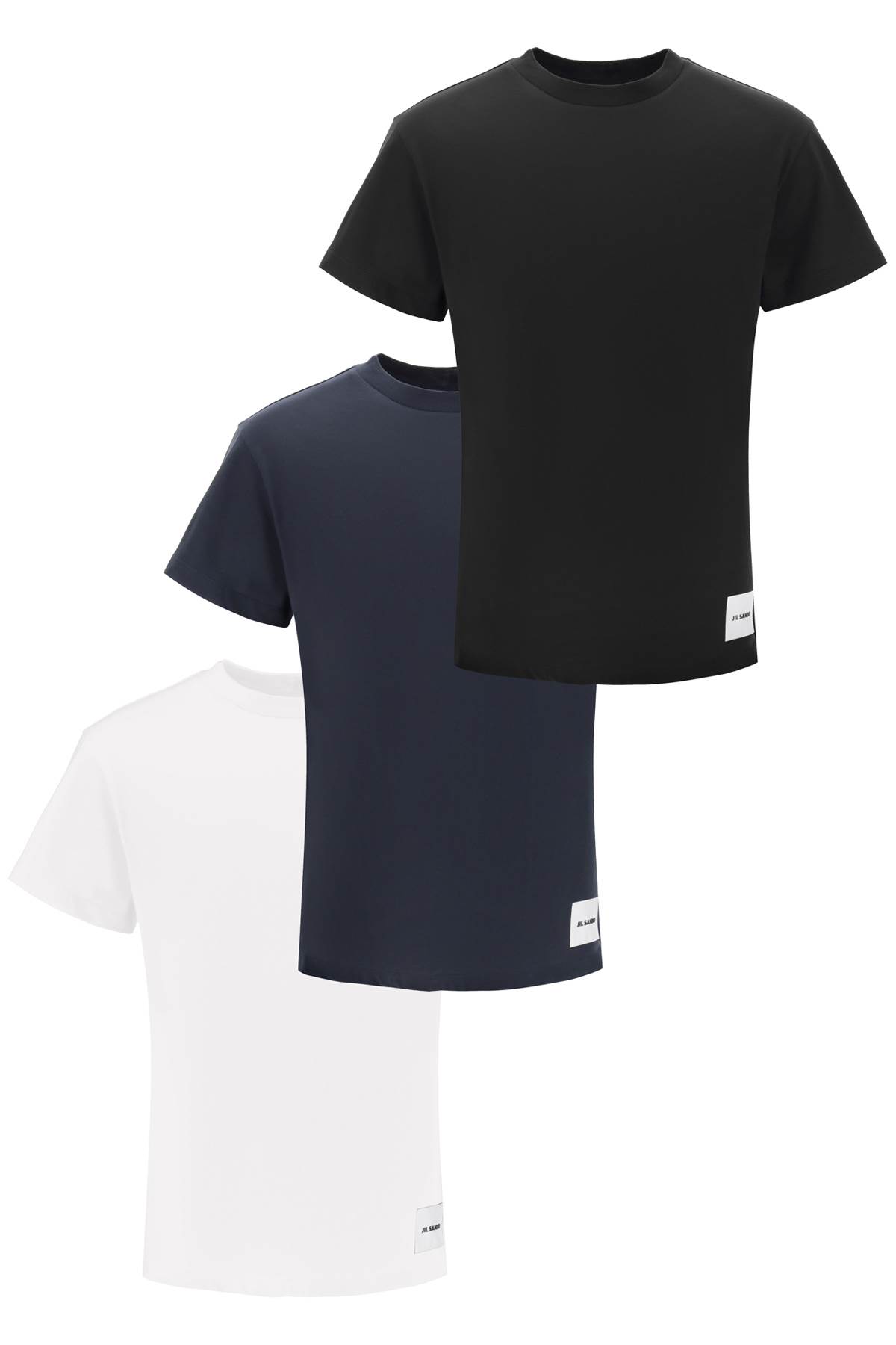 Jil Sander 3件棉质T恤套装