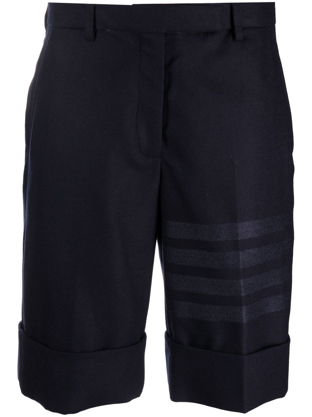 Thom Browne 侧条纹西装短裤 - 蓝色