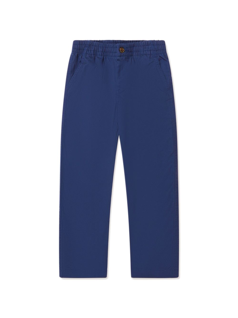 POLO RALPH LAUREN KIDS Polo Pony 刺绣棉长裤 - 蓝色