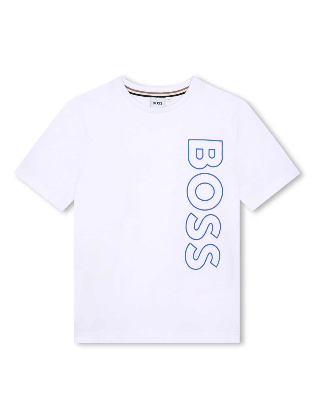 BOSS Kidswear logo印花棉T恤 - 白色