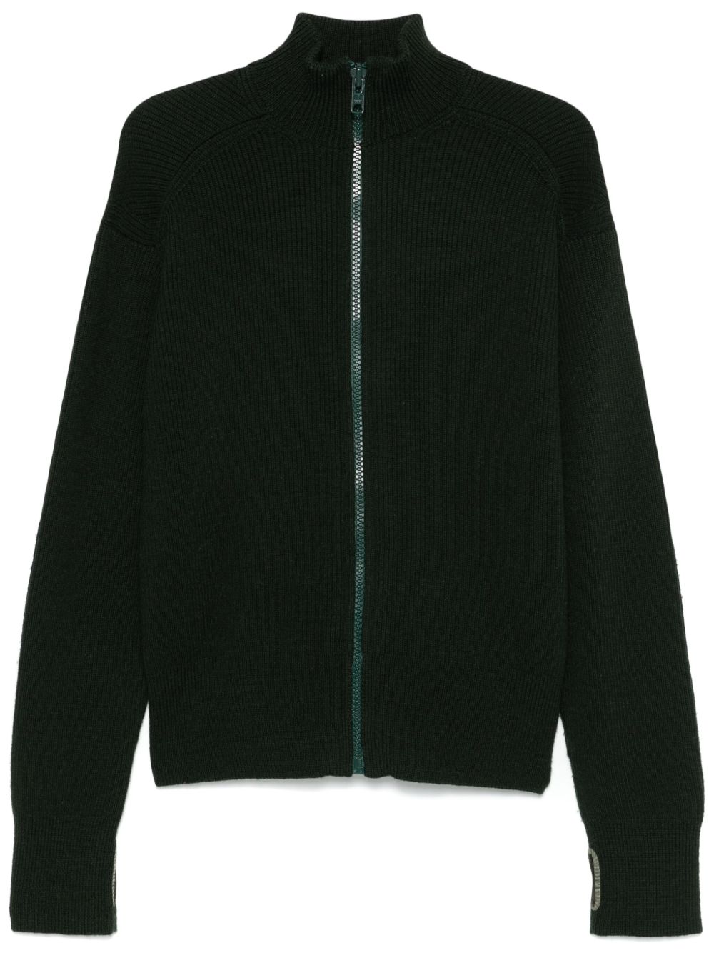 Yohji Yamamoto Pre-Owned 羊毛开衫（2000年代典藏款） - 绿色