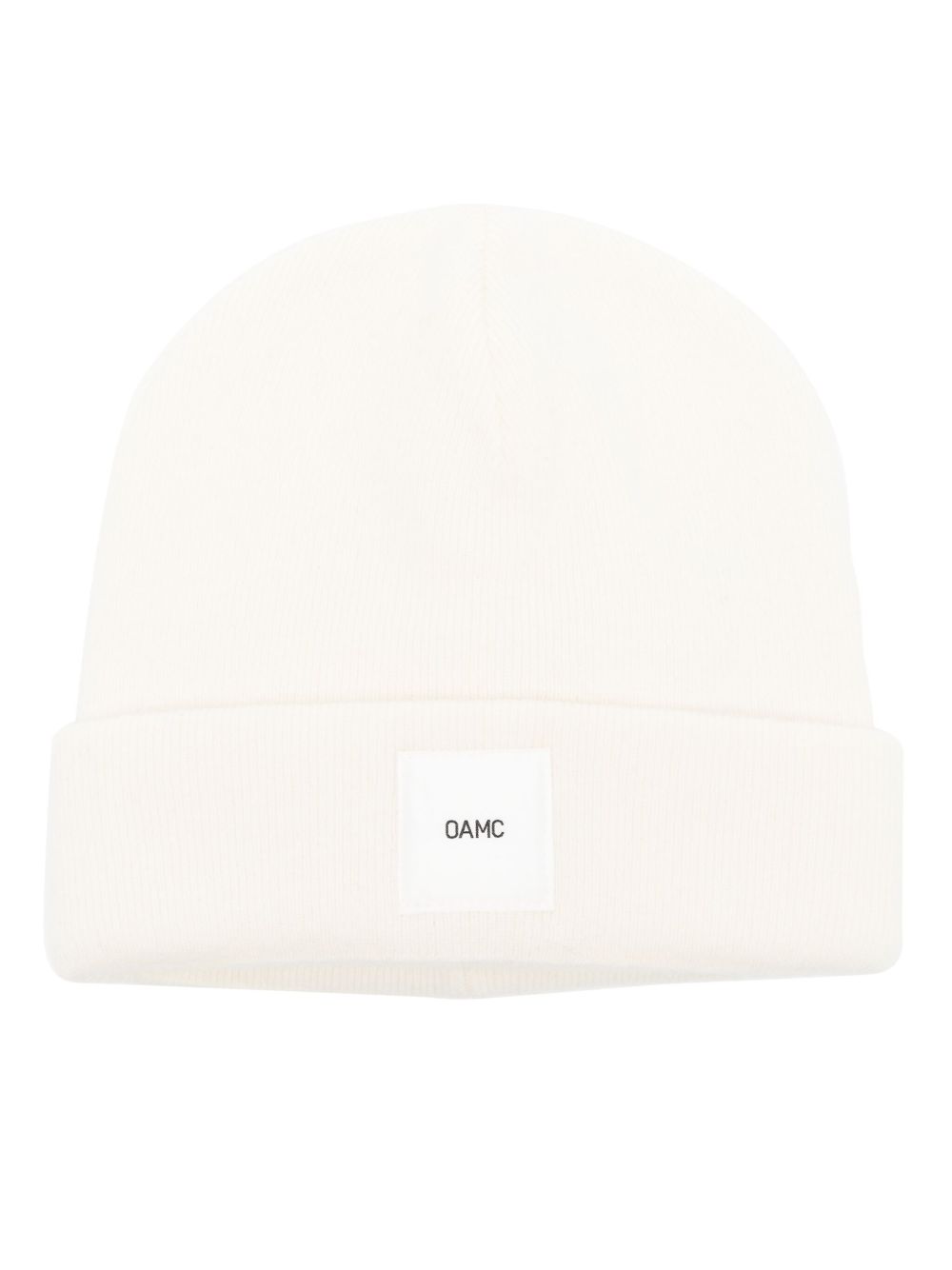 OAMC 标贴罗纹针织套头帽 - 白色