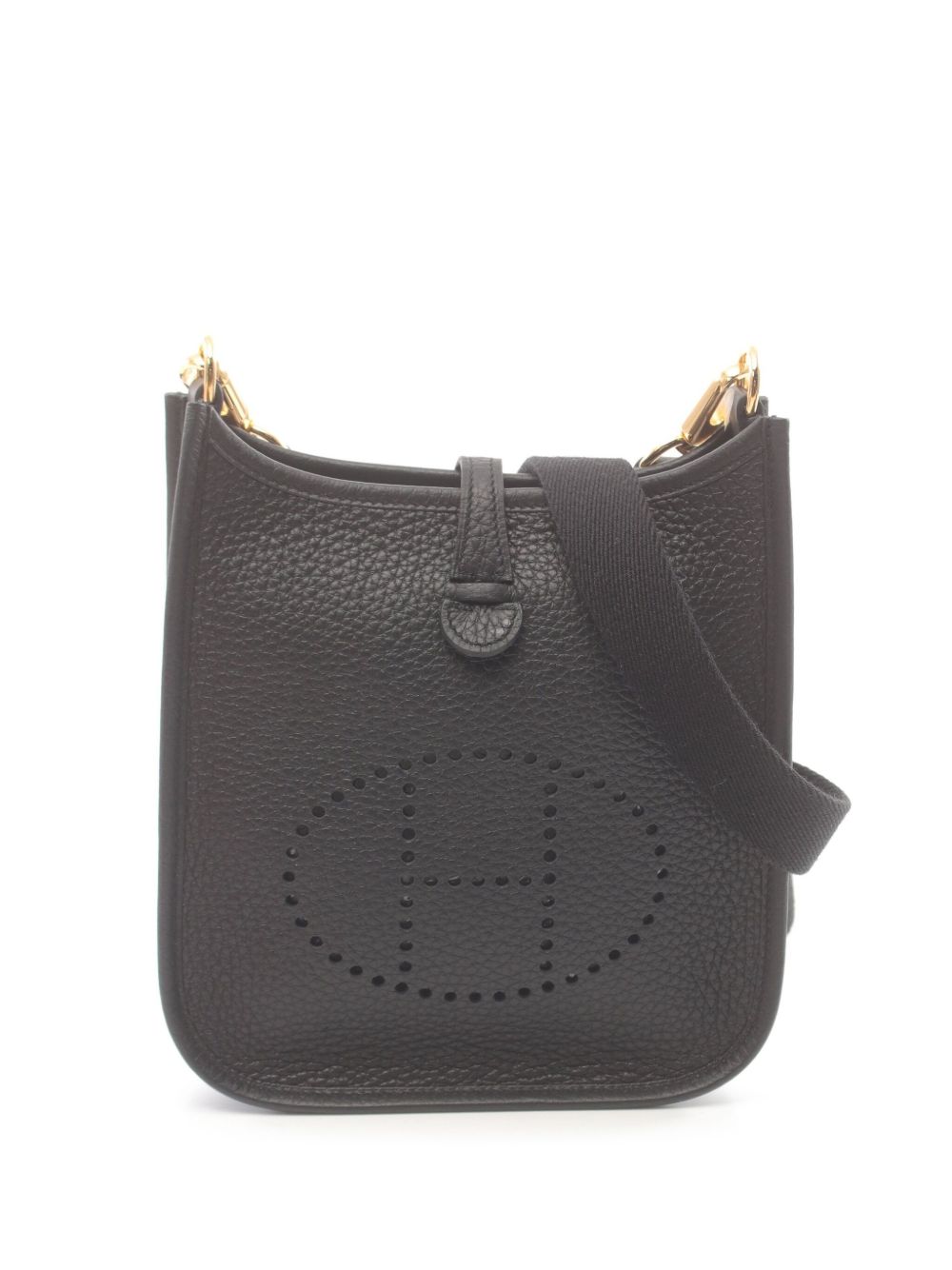 Hermès Pre-Owned Evelyne TPM 单肩包（2024年典藏款） - 黑色