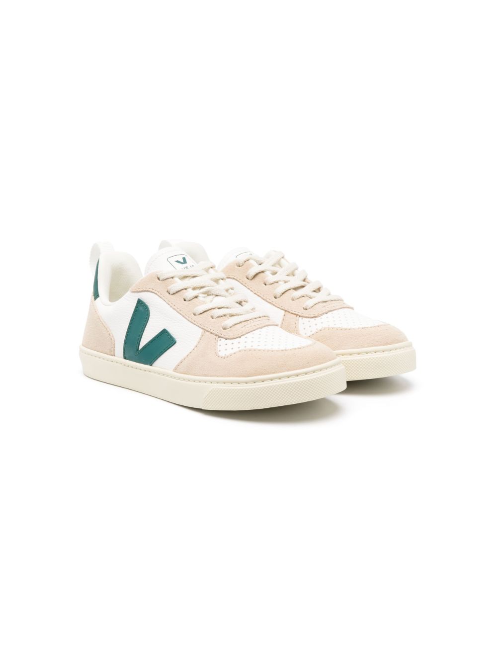 VEJA Kids V-10 人造皮革低帮运动鞋 - 中性色