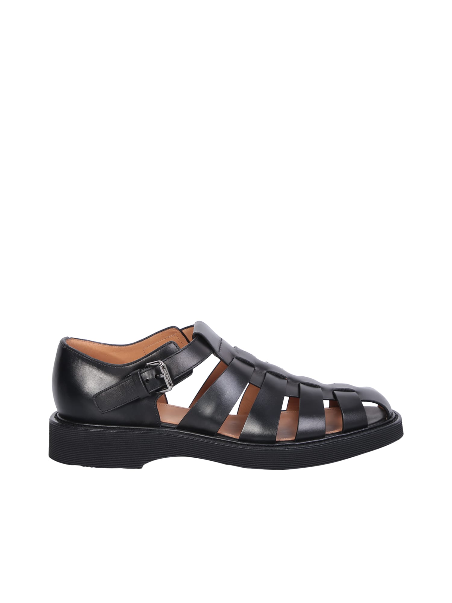Church's Black Hove Sandal