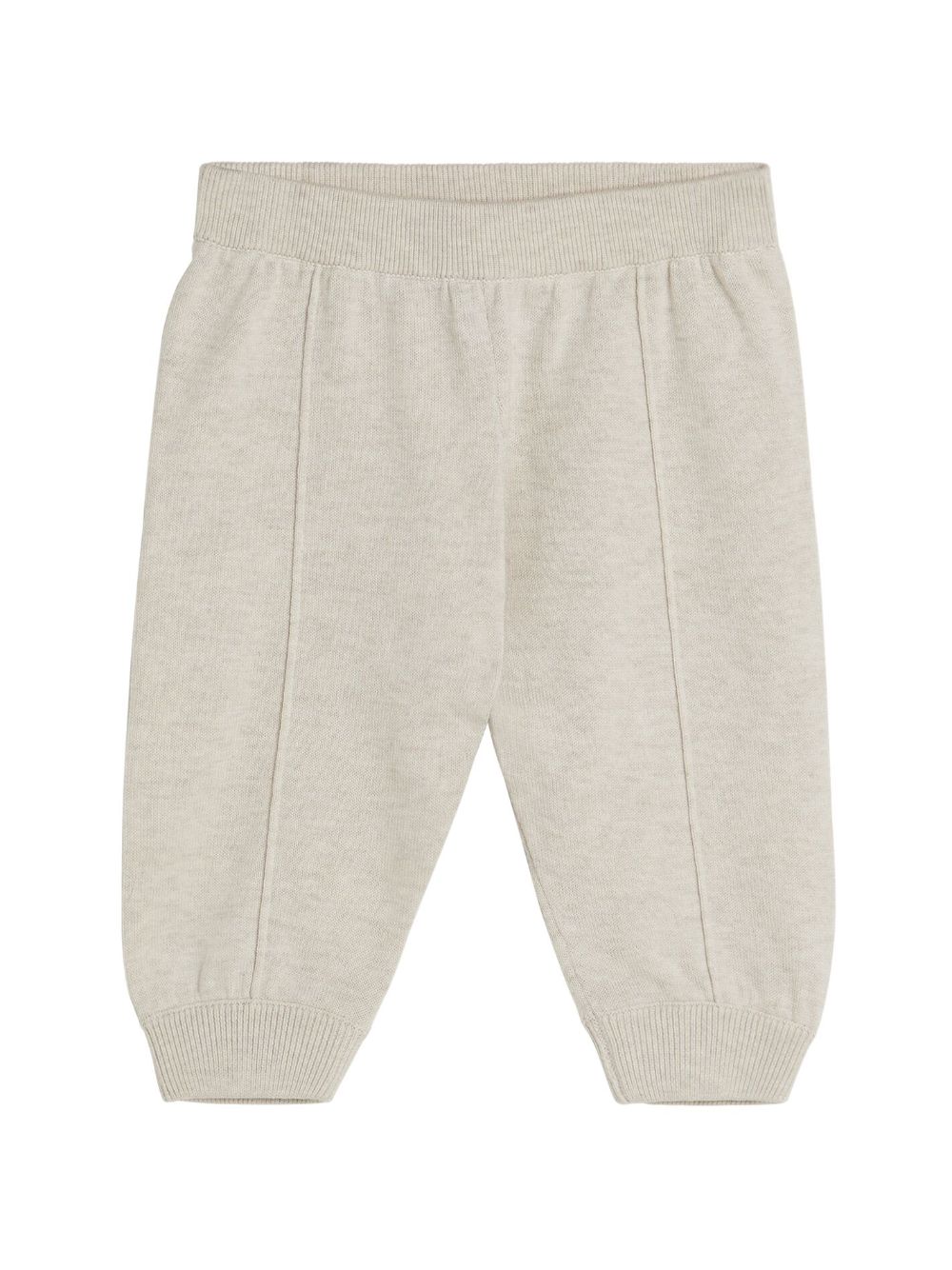 Brunello Cucinelli Kids 棉针织长裤 - 中性色