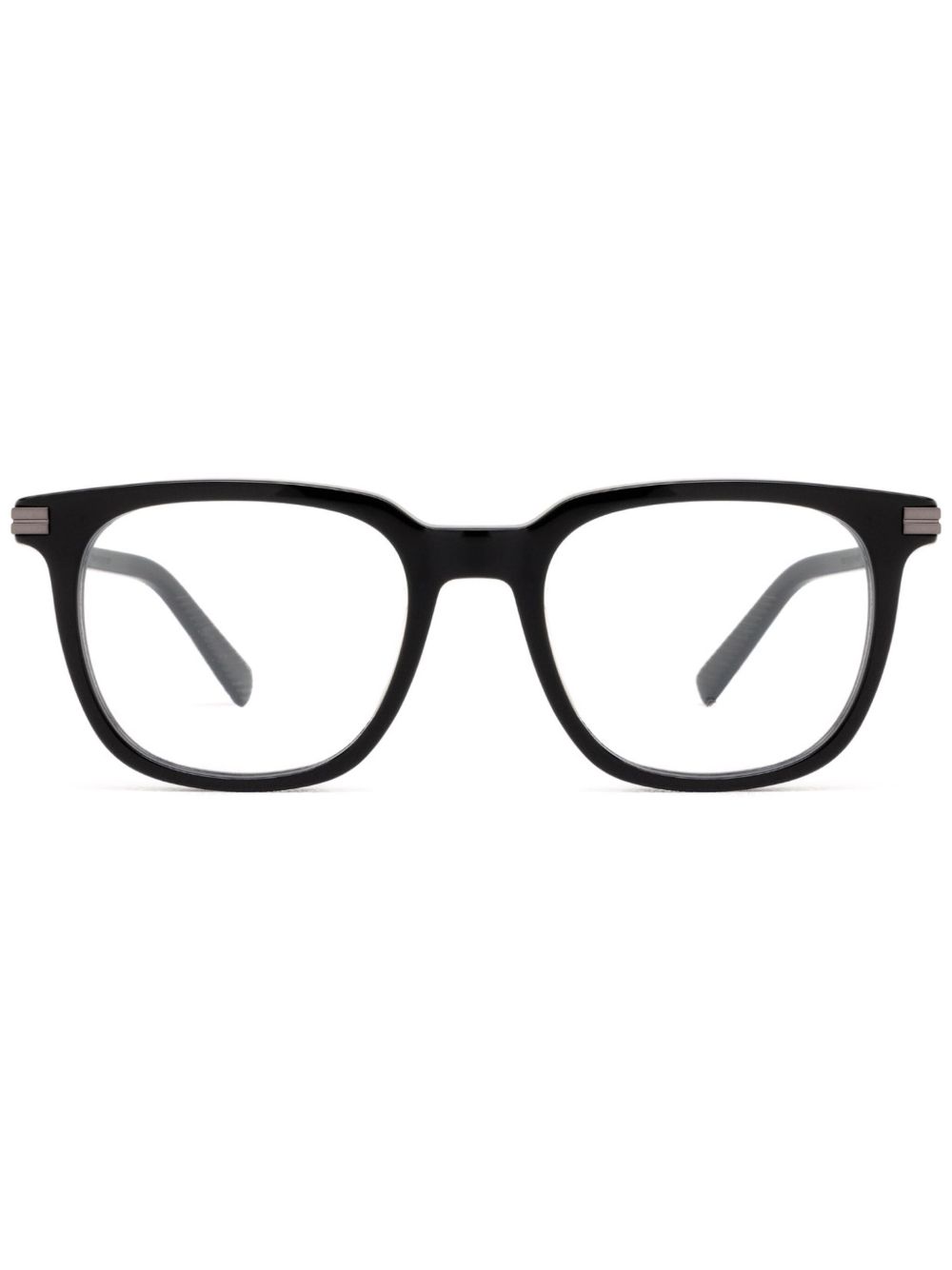 Zegna 方框眼镜 - 黑色