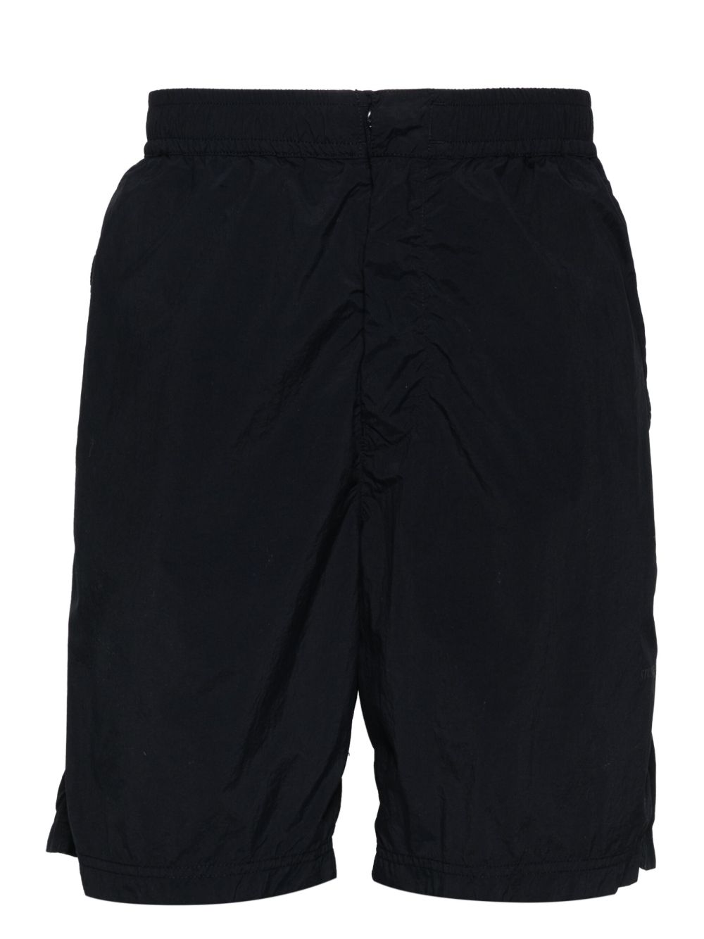 Stone Island logo印花泳裤 - 蓝色